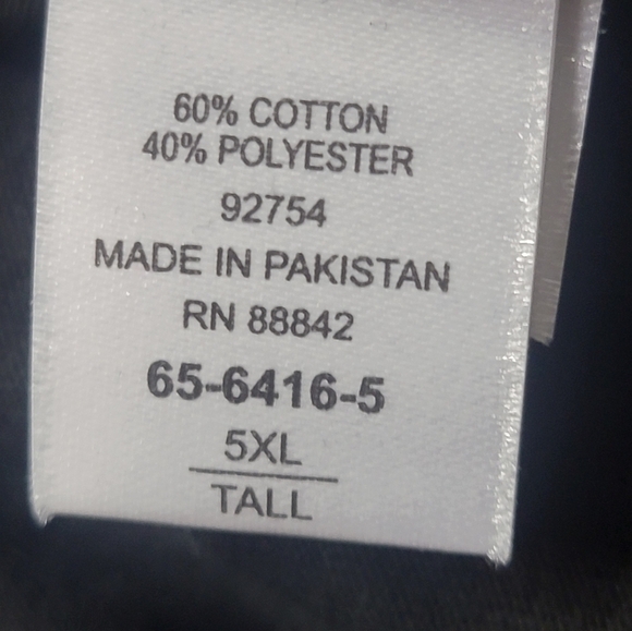 King Size Men's Knit Black Cargo Shorts Size 5XLT - Picture 11 of 12